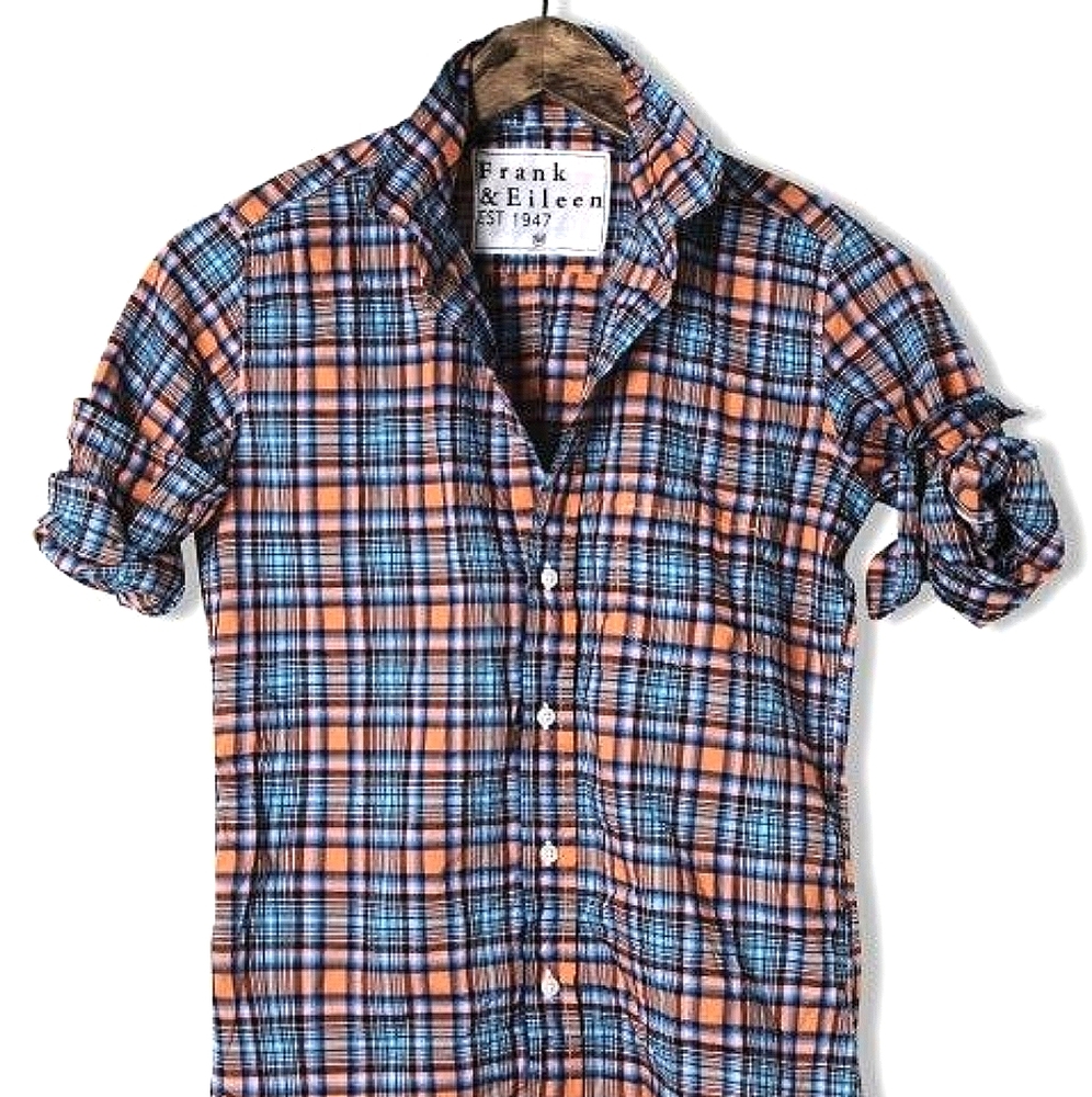 Frank & Eileen Barry Plaid Button-Down Shirt